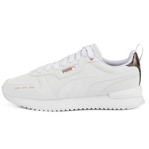 Puma R78 Raw Metallic Sneakers Trainers White Size 7.5 Soft Foam Athletic